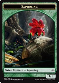 Saproling // Treasure (007) Double-Sided Token [Explorers of Ixalan Tokens] | Gear Gaming Bentonville