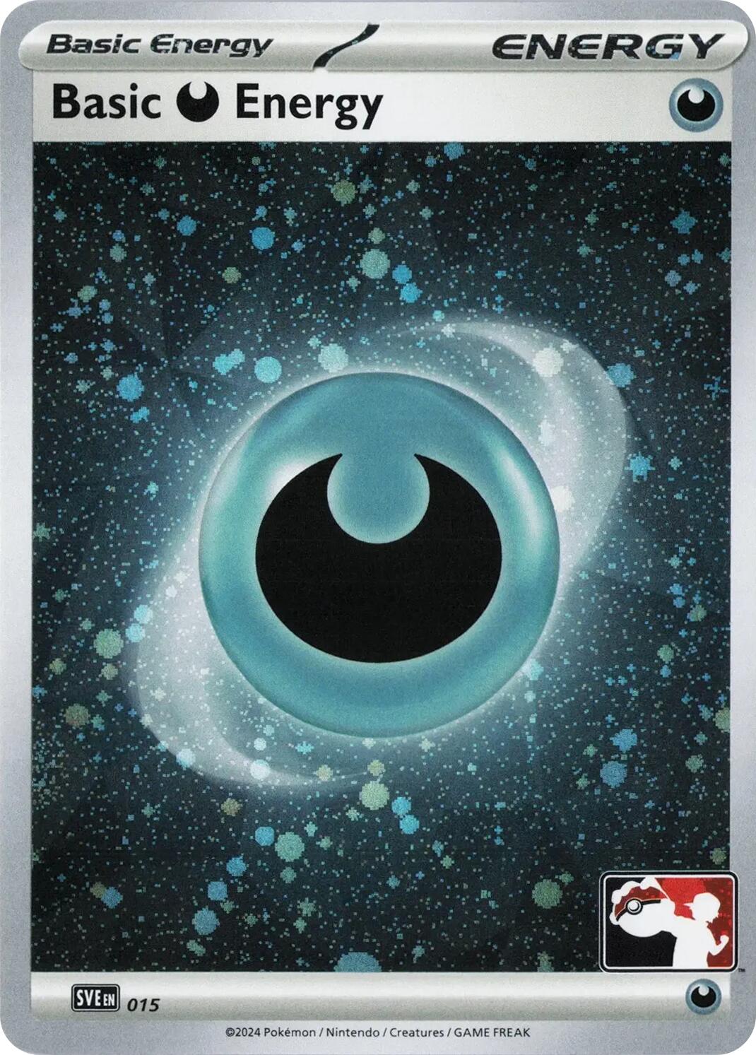 Basic Darkness Energy (015) (Cosmos Holo) [Prize Pack Series Seven] | Gear Gaming Bentonville
