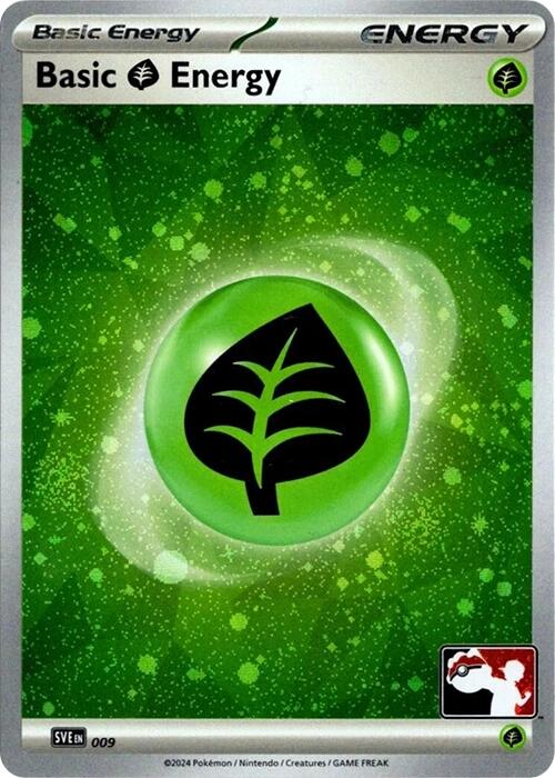 Basic Grass Energy (009) (Cosmos Holo) [Prize Pack Series Seven] | Gear Gaming Bentonville
