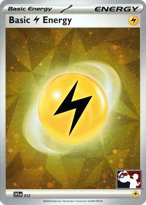 Basic Lightning Energy (012) (Cosmos Holo) [Prize Pack Series Seven] | Gear Gaming Bentonville