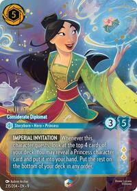 Mulan - Considerate Diplomat (Enchanted) (235/204) [Fabled] | Gear Gaming Bentonville