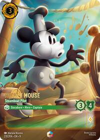 Mickey Mouse - Steamboat Pilot (Enchanted) (231/204) [Fabled] | Gear Gaming Bentonville
