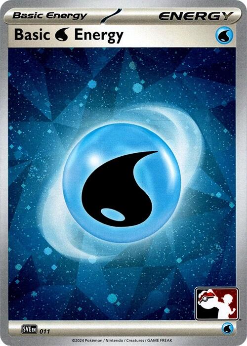 Basic Water Energy (011) (Cosmos Holo) [Prize Pack Series Seven] | Gear Gaming Bentonville