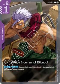 With Iron and Blood (ST05-013) [Starter Deck 05: Iron Bloom] | Gear Gaming Bentonville