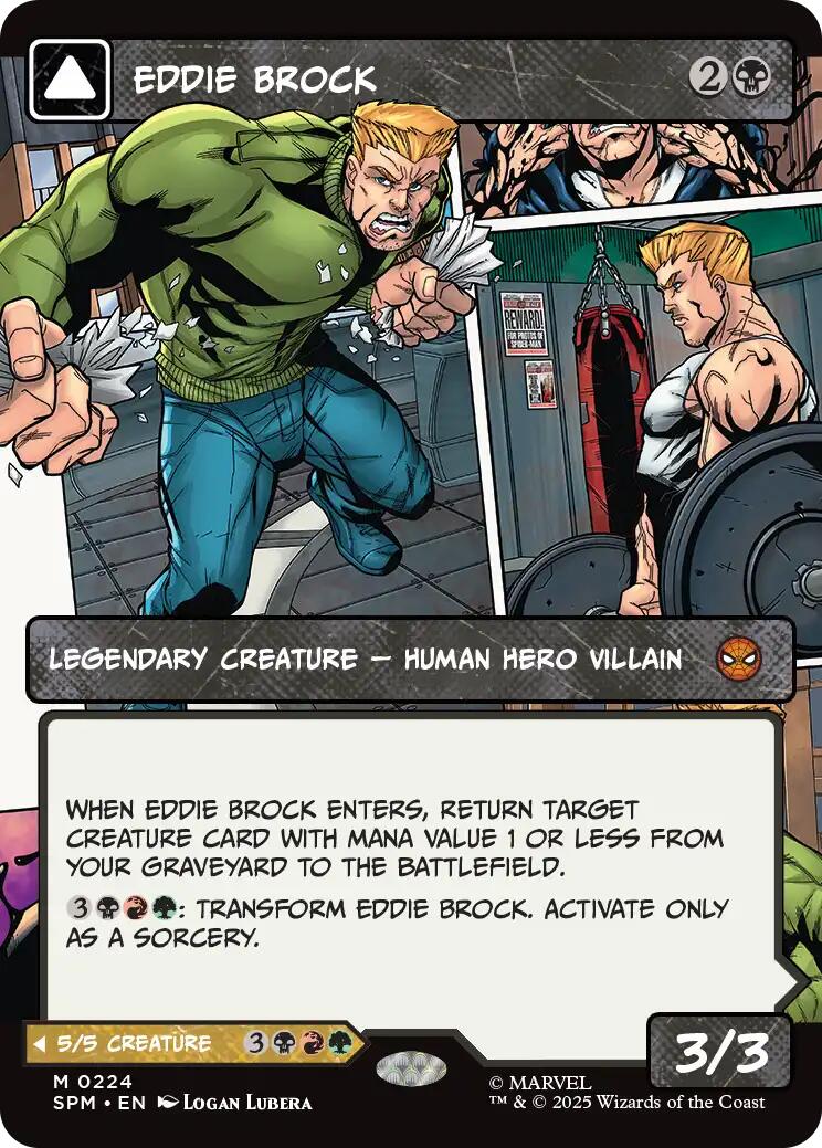 Eddie Brock (0224) (Borderless) [Marvel's Spider-Man] | Gear Gaming Bentonville