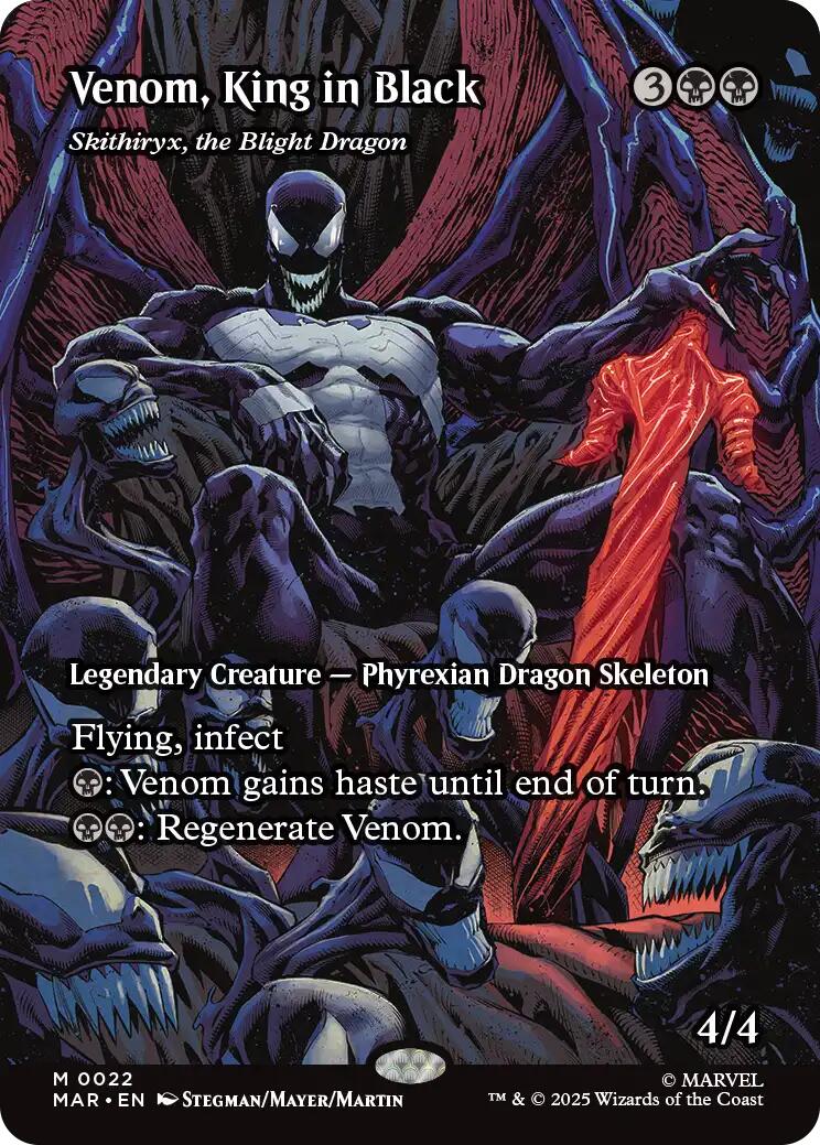 Venom, King in Black - Skithiryx, the Blight Dragon (Borderless) [Marvel's Spider-Man: Eternal-Legal] | Gear Gaming Bentonville