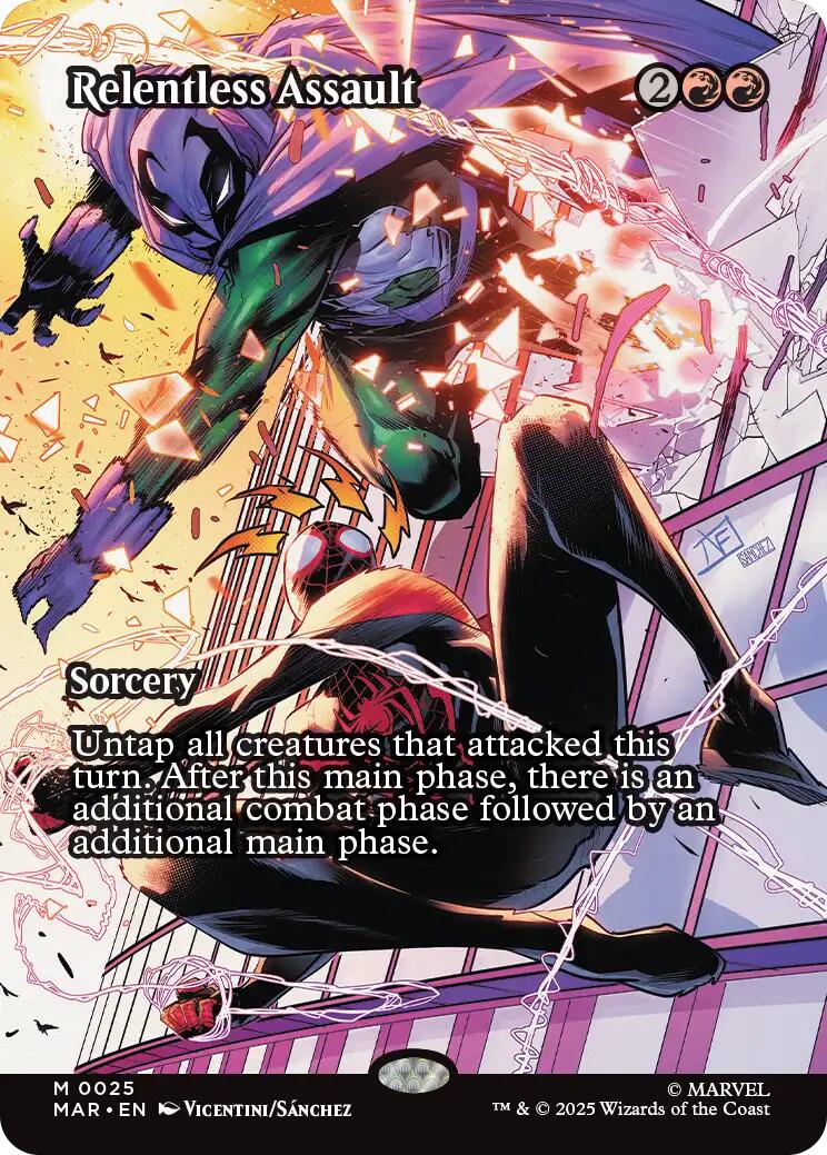 Relentless Assault (Borderless) [Marvel's Spider-Man: Eternal-Legal] | Gear Gaming Bentonville