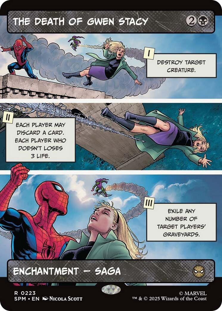 The Death of Gwen Stacy (Borderless) [Marvel's Spider-Man] | Gear Gaming Bentonville