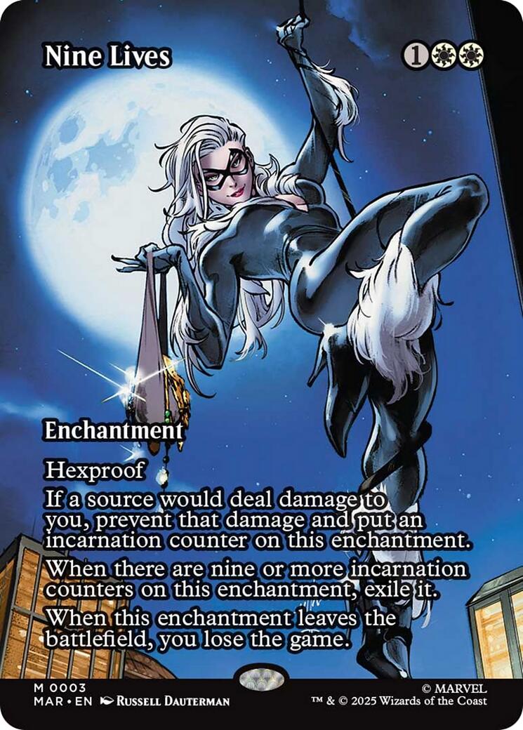 Nine Lives (Borderless) [Marvel Universe: Eternal-Legal] | Gear Gaming Bentonville