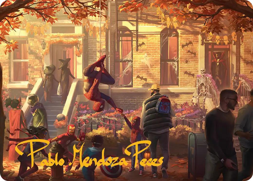 Friendly Neighborhood Art Card (Gold-Stamped Signature) [Marvel's Spider-Man Art Series] | Gear Gaming Bentonville