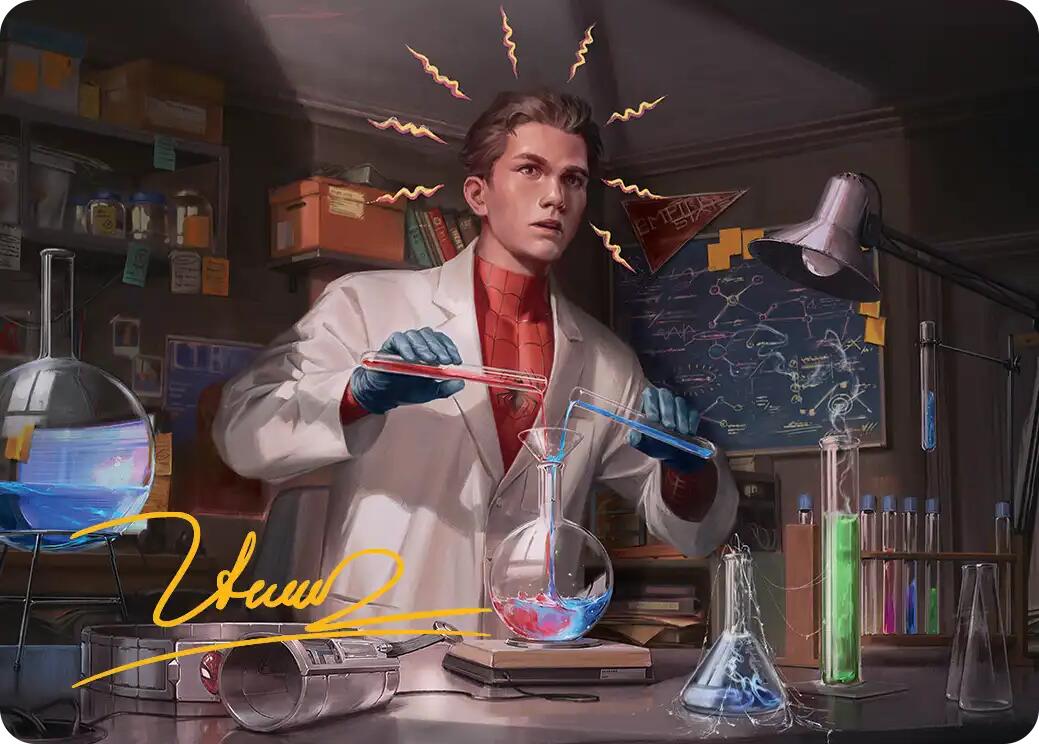 Peter Parker Art Card (3/54) (Gold-Stamped Signature) [Marvel's Spider-Man Art Series] | Gear Gaming Bentonville