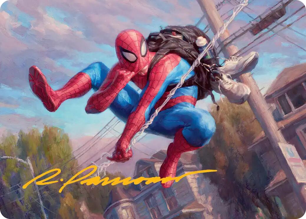 Spider-Man, Web-Slinger Art Card (Gold-Stamped Signature) [Marvel's Spider-Man Art Series] | Gear Gaming Bentonville
