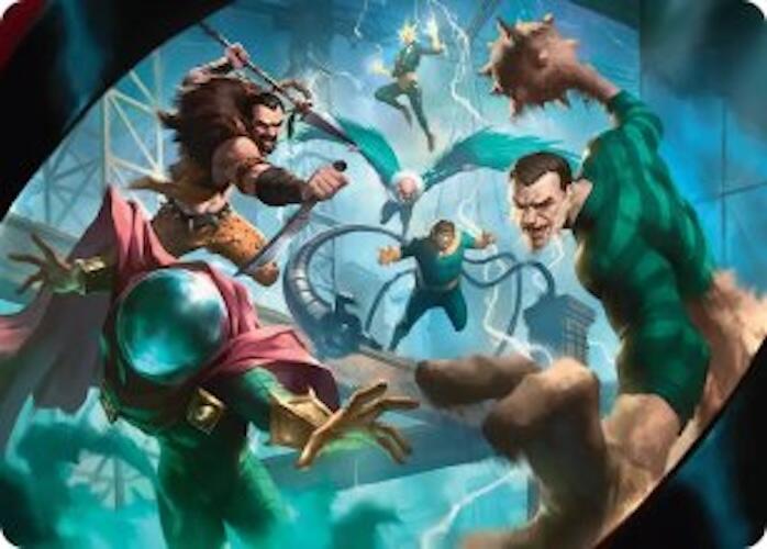 Behold the Sinister Six! Art Card (7/54) [Marvel's Spider-Man Art Series] | Gear Gaming Bentonville