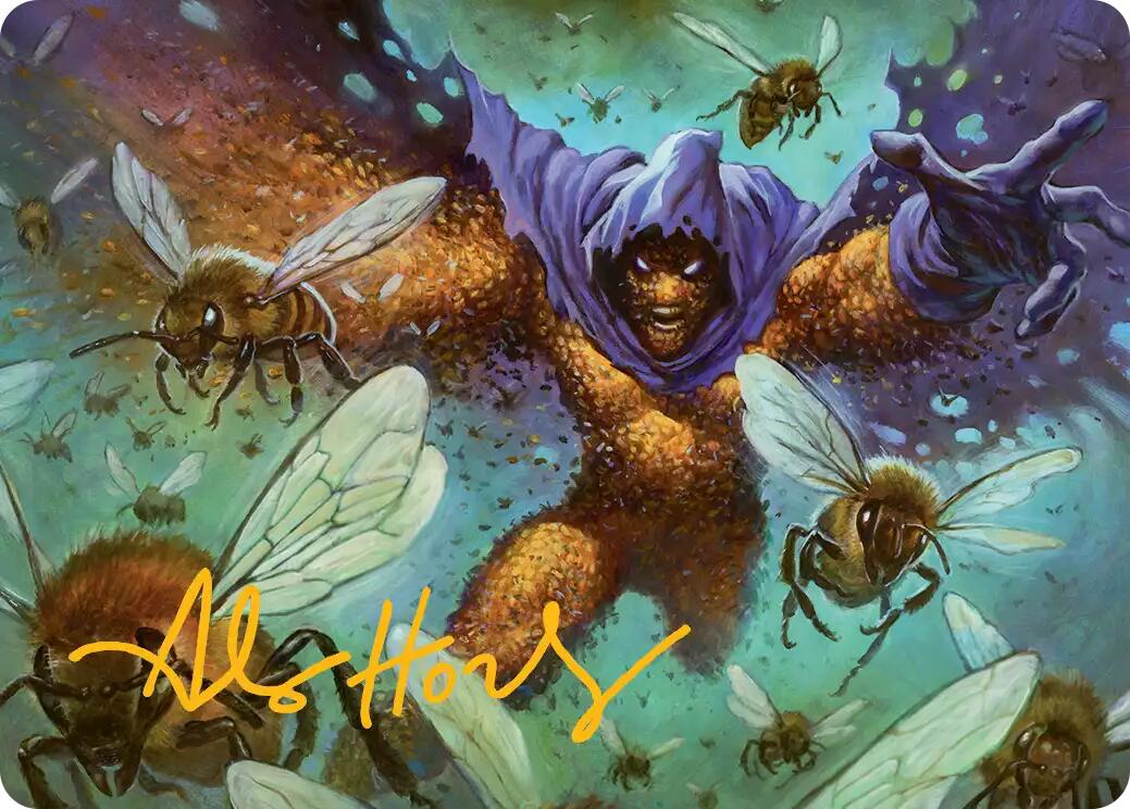 Swarm, Being of Bees Art Card (Gold-Stamped Signature) [Marvel's Spider-Man Art Series] | Gear Gaming Bentonville