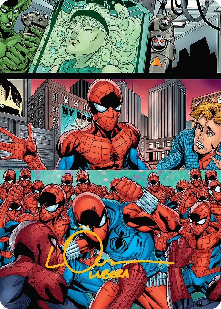 The Clone Saga Art Card (Gold-Stamped Signature) [Marvel's Spider-Man Art Series] | Gear Gaming Bentonville
