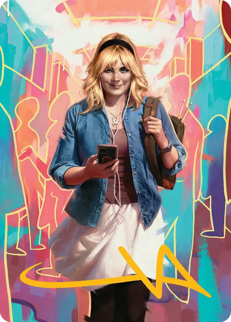 Gwen Stacy Art Card (Gold-Stamped Signature) (13/54) [Marvel's Spider-Man Art Series] | Gear Gaming Bentonville