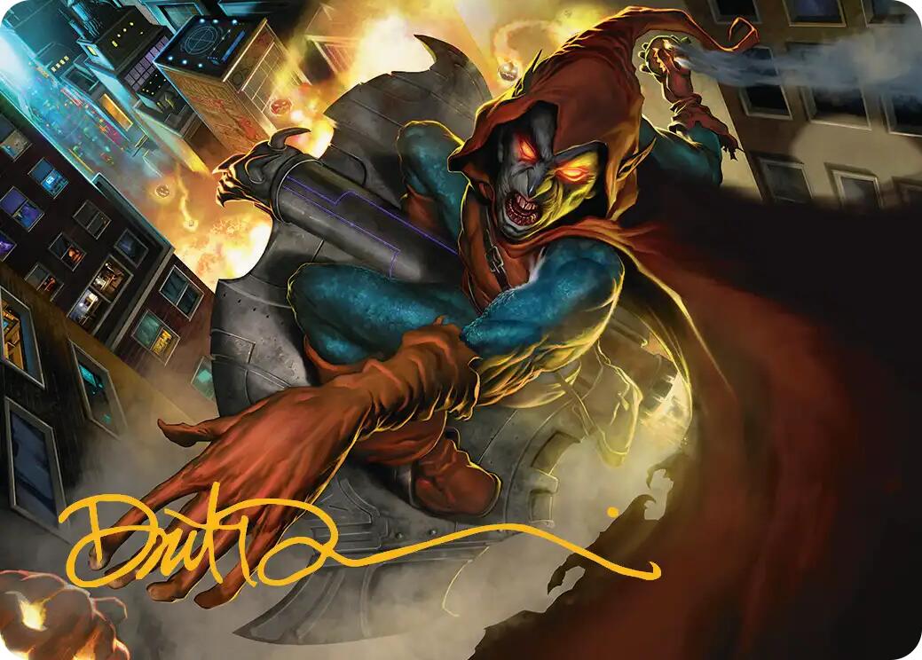 Hobgoblin, Mantled Marauder Art Card (Gold-Stamped Signature) [Marvel's Spider-Man Art Series] | Gear Gaming Bentonville