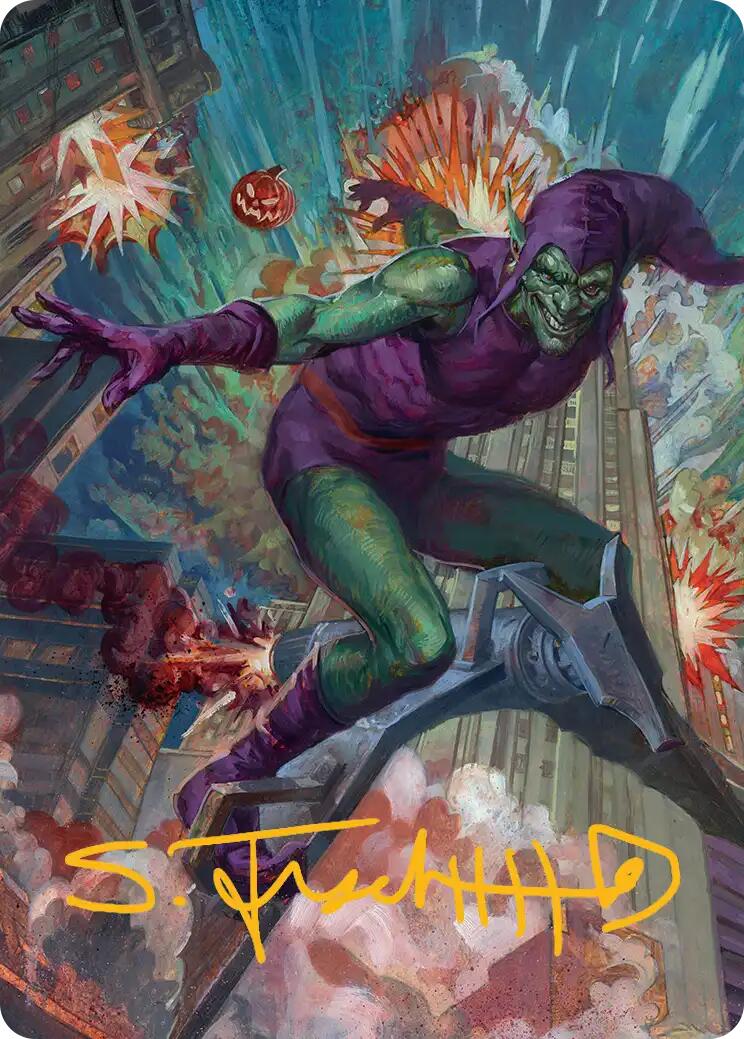 Green Goblin Art Card (26/54) (Gold-Stamped Signature) [Marvel's Spider-Man Art Series] | Gear Gaming Bentonville