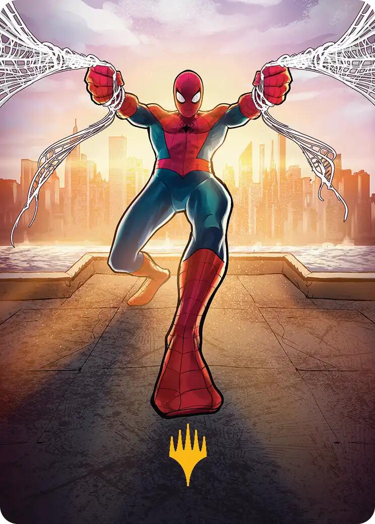 Amazing Spider-Man Art Card (36/54) (Gold-Stamped Planeswalker Symbol) [Marvel's Spider-Man Art Series] | Gear Gaming Bentonville