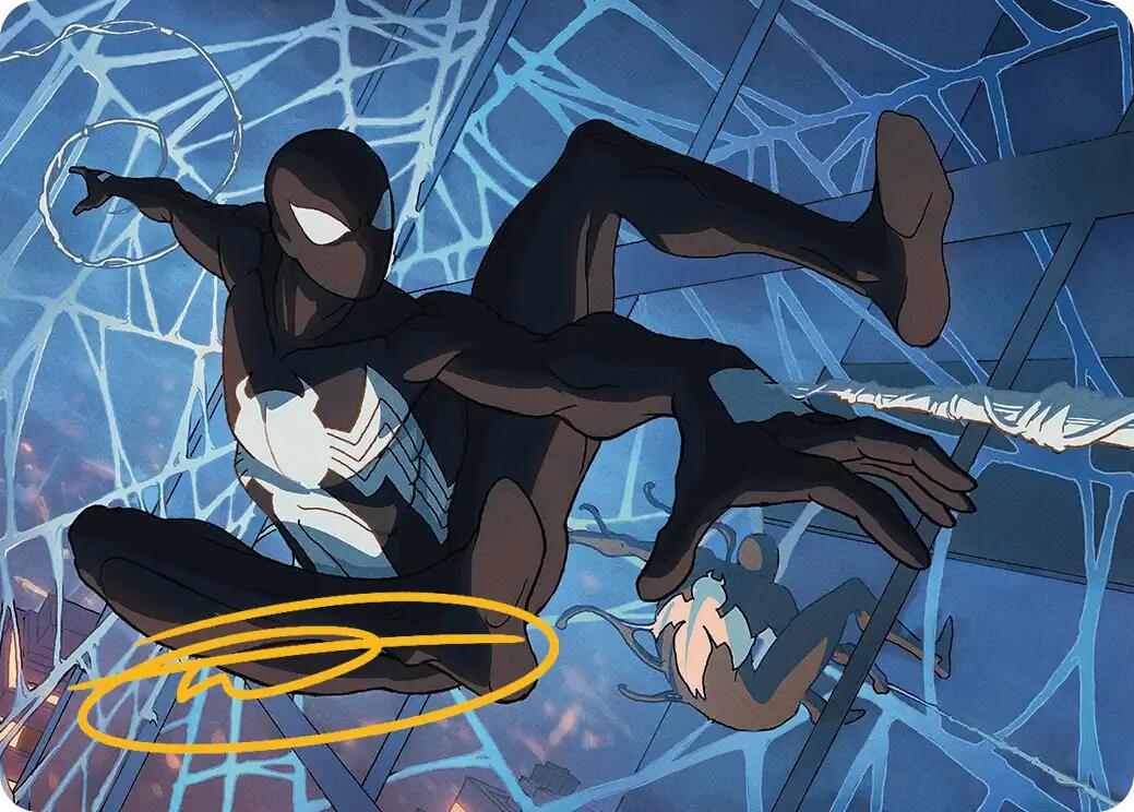 Symbiote Spider-Man Art Card (Gold-Stamped Signature) [Marvel's Spider-Man Art Series] | Gear Gaming Bentonville