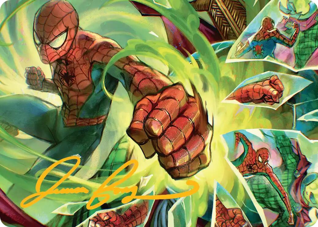Kapow! Art Card (Gold-Stamped Signature) [Marvel's Spider-Man Art Series] | Gear Gaming Bentonville
