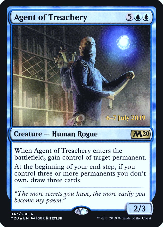 Agent of Treachery [Core Set 2020 Prerelease Promos] | Gear Gaming Bentonville