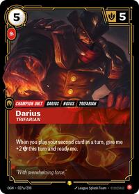 Darius - Trifarian (Alternate Art) [Origins] | Gear Gaming Bentonville