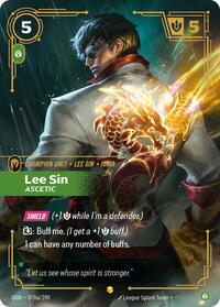 Lee Sin - Ascetic (Alternate Art) [Origins] | Gear Gaming Bentonville