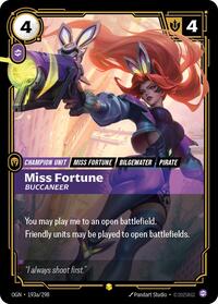 Miss Fortune - Buccaneer (Alternate Art) [Origins] | Gear Gaming Bentonville
