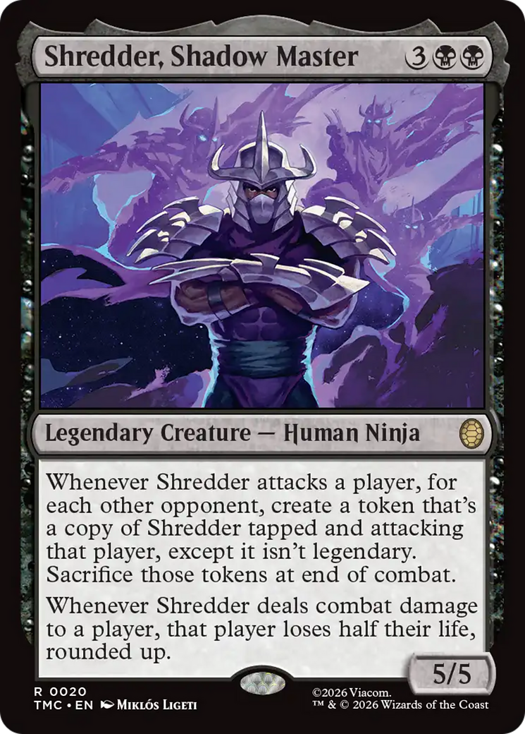 Shredder, Shadow Master [Teenage Mutant Ninja Turtles Commander] | Gear Gaming Bentonville