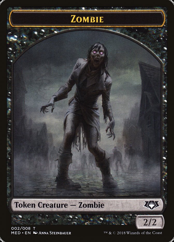 Zombie Token [Mythic Edition Tokens] | Gear Gaming Bentonville