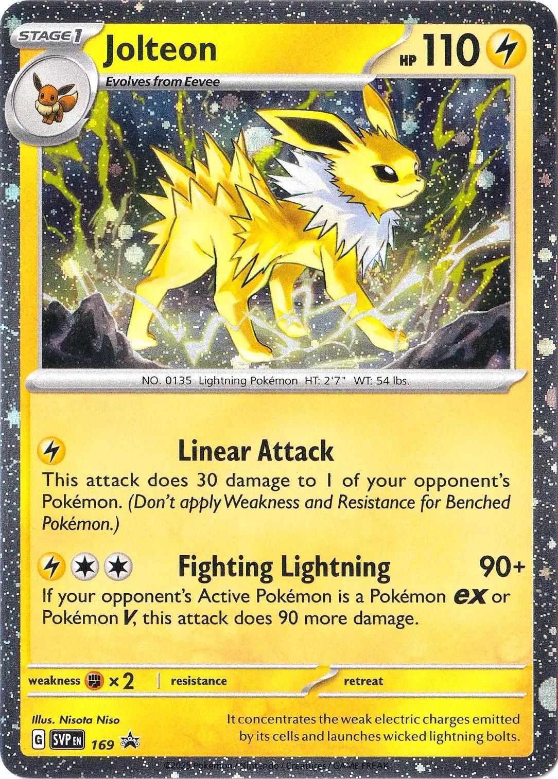 Jolteon (169) (Cosmos Holo) [Scarlet & Violet: Black Star Promos] | Gear Gaming Bentonville