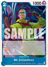 Mr.3(Galdino) - PRB02-009 [Premium Booster -The Best- Vol. 2] | Gear Gaming Bentonville