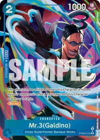 Mr.3(Galdino) - PRB02-009 (Alternate Art) [Premium Booster -The Best- Vol. 2] | Gear Gaming Bentonville