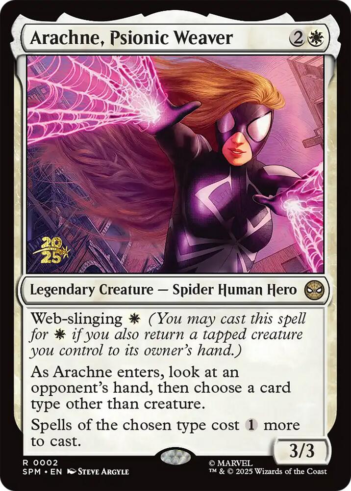 Arachne, Psionic Weaver [Marvel's Spider-Man Prerelease Promos] | Gear Gaming Bentonville