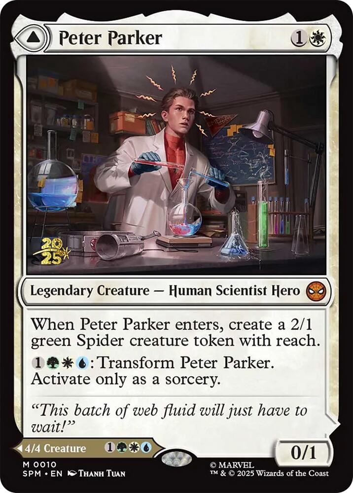 Peter Parker // Amazing Spider-Man [Marvel's Spider-Man Prerelease Promos] | Gear Gaming Bentonville