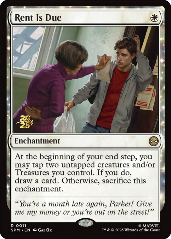 Rent Is Due [Marvel's Spider-Man Prerelease Promos] | Gear Gaming Bentonville