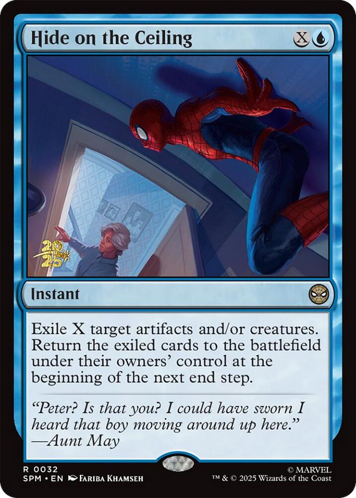Hide on the Ceiling [Marvel's Spider-Man Prerelease Promos] | Gear Gaming Bentonville