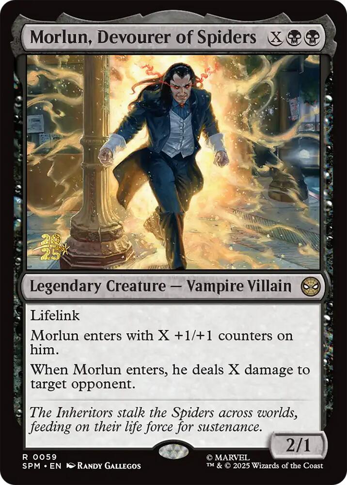 Morlun, Devourer of Spiders [Marvel's Spider-Man Prerelease Promos] | Gear Gaming Bentonville
