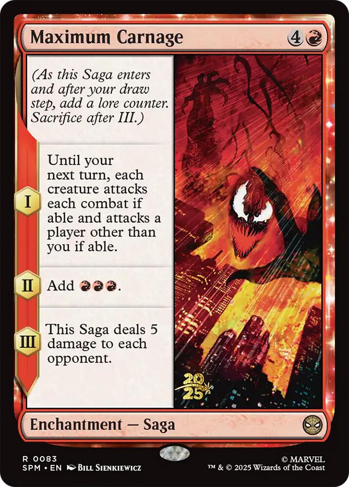 Maximum Carnage [Marvel's Spider-Man Prerelease Promos] | Gear Gaming Bentonville