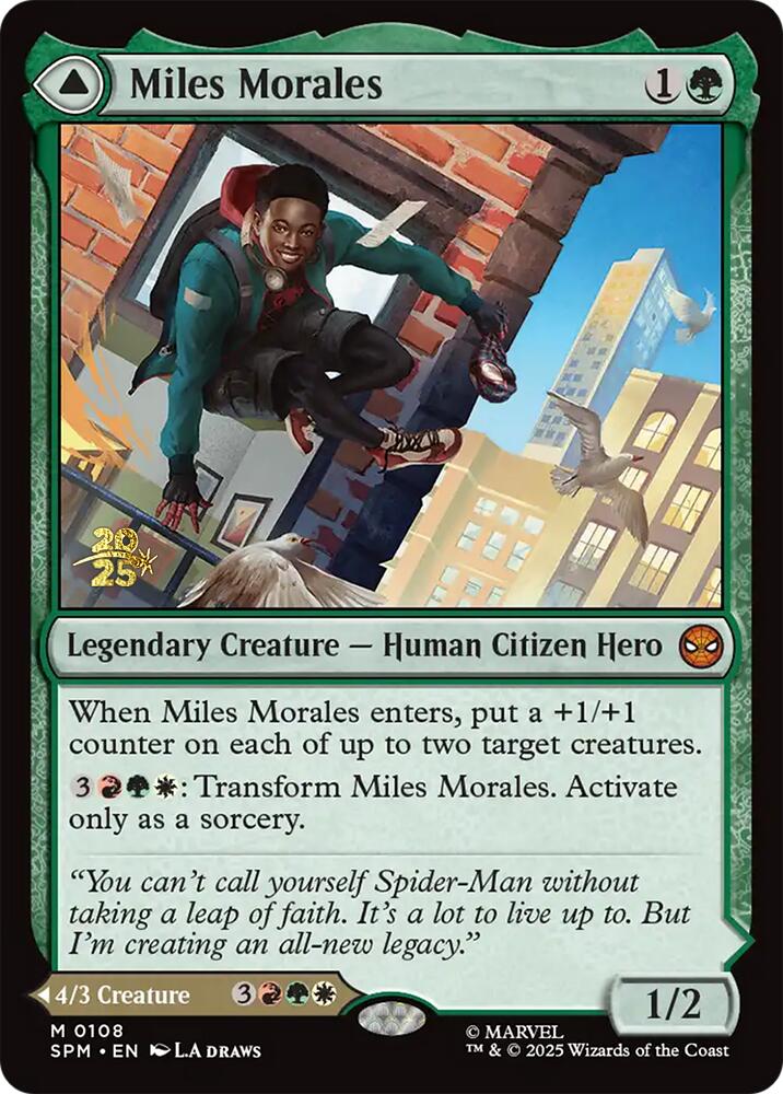 Miles Morales // Ultimate Spider-Man [Marvel's Spider-Man Prerelease Promos] | Gear Gaming Bentonville