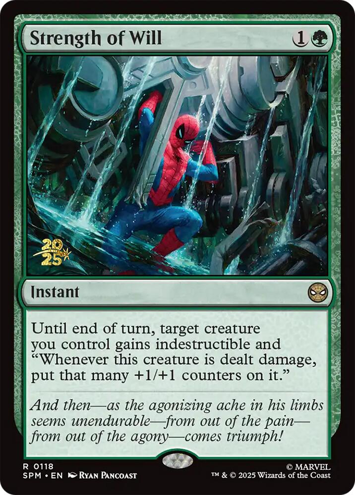 Strength of Will [Marvel's Spider-Man Prerelease Promos] | Gear Gaming Bentonville