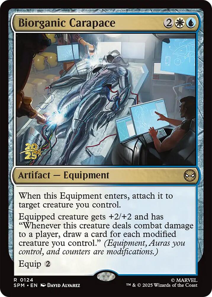 Biorganic Carapace [Marvel's Spider-Man Prerelease Promos] | Gear Gaming Bentonville