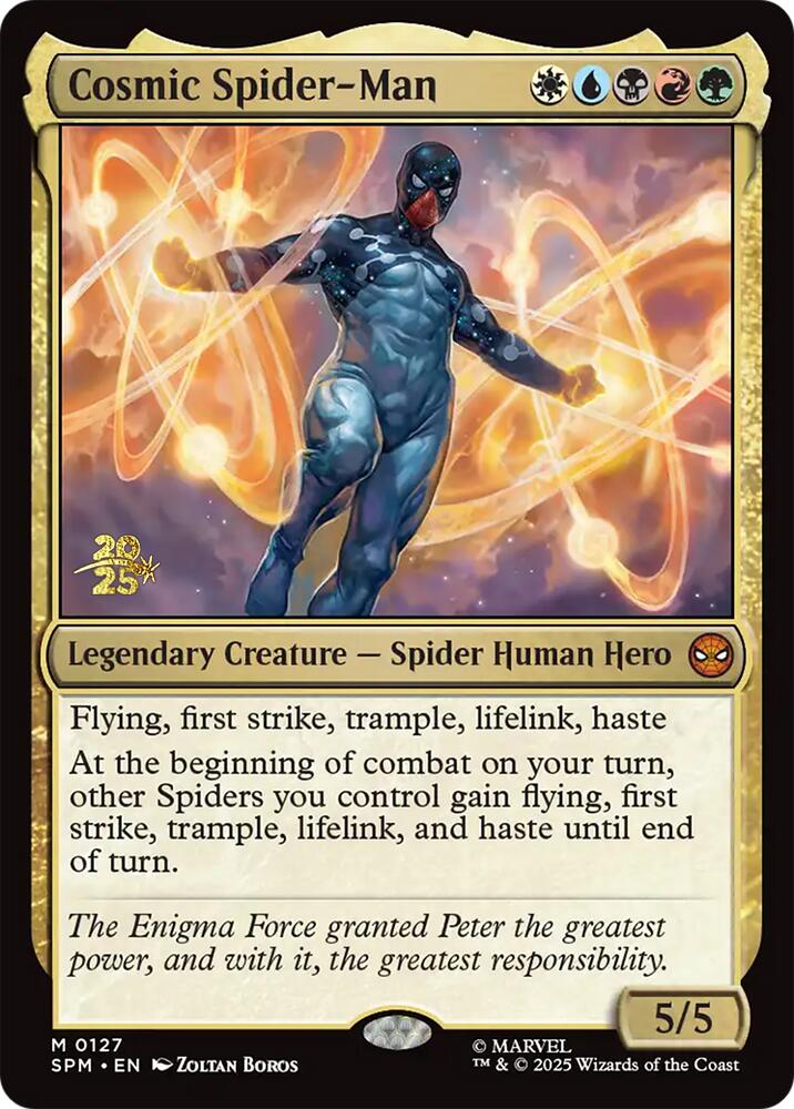 Cosmic Spider-Man [Marvel's Spider-Man Prerelease Promos] | Gear Gaming Bentonville