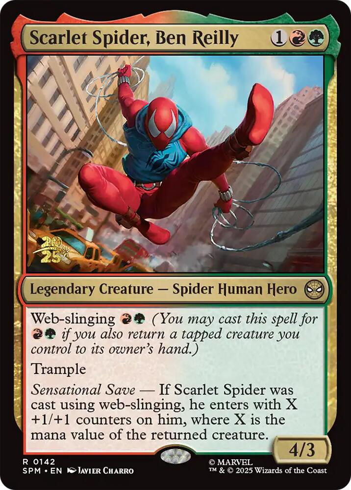 Scarlet Spider, Ben Reilly [Marvel's Spider-Man Prerelease Promos] | Gear Gaming Bentonville