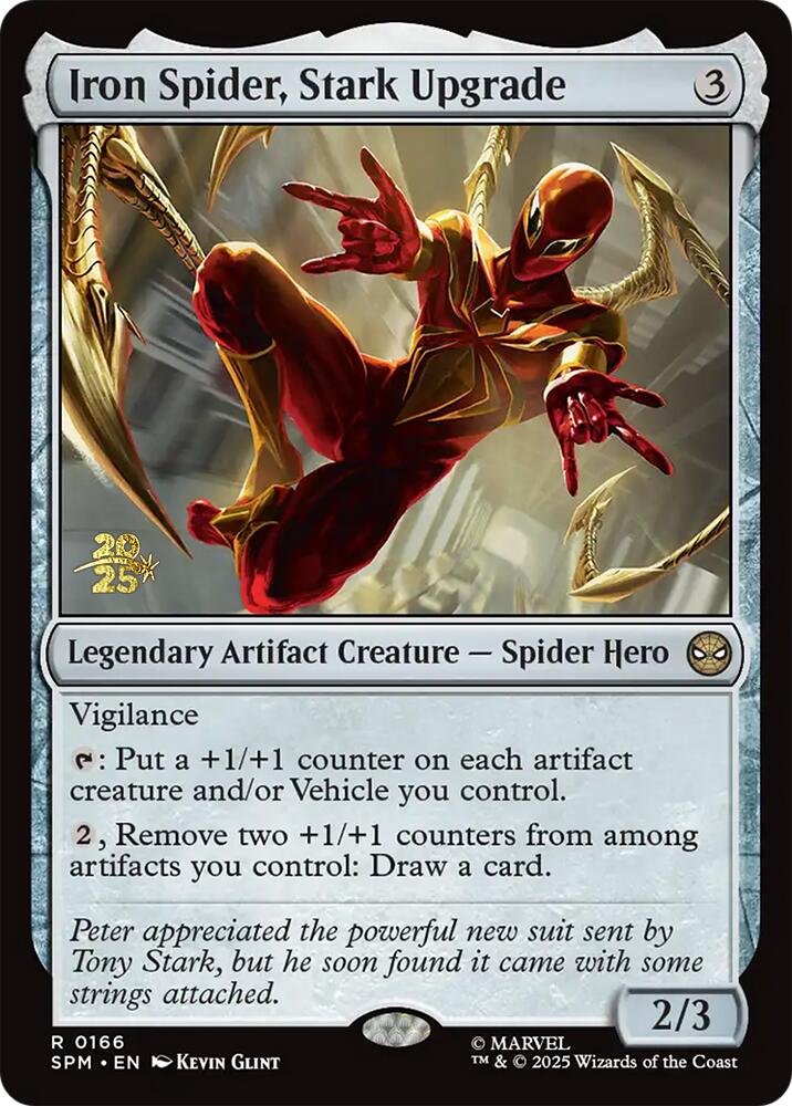 Iron Spider, Stark Upgrade [Marvel's Spider-Man Prerelease Promos] | Gear Gaming Bentonville