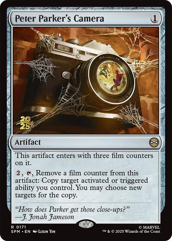 Peter Parker's Camera [Marvel's Spider-Man Prerelease Promos] | Gear Gaming Bentonville