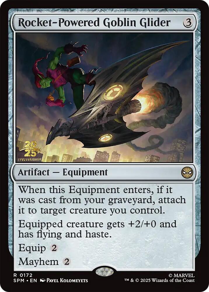 Rocket-Powered Goblin Glider [Marvel's Spider-Man Prerelease Promos] | Gear Gaming Bentonville