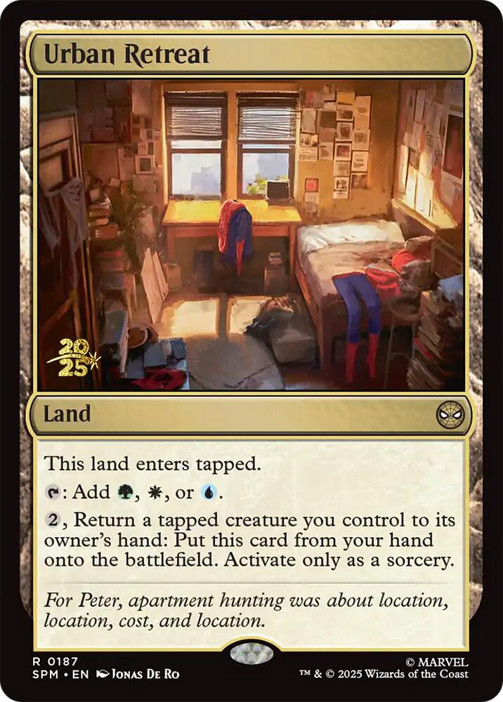 Urban Retreat [Marvel's Spider-Man Prerelease Promos] | Gear Gaming Bentonville