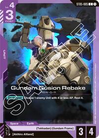 Gundam Gusion Rebake (ST05-005) [Starter Deck 05: Iron Bloom] | Gear Gaming Bentonville